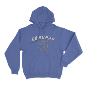 Europapa Character Unisex Hoodie Blue