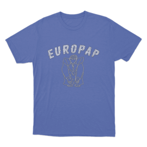 Europapa Character Unisex T Shirt Blue