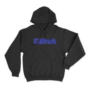 Europapa Unisex Hoodie Black
