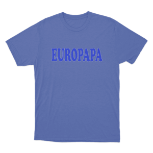 Europapa Unisex T Shirt Blue