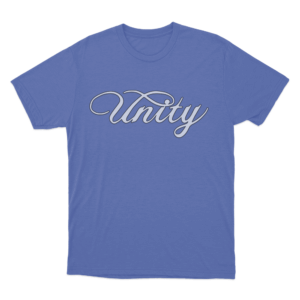 Unity Unisex T Shirt Blue
